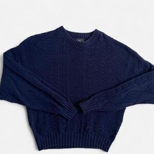 SOLDVintage navy cotton grandpa sweaterSOLD
